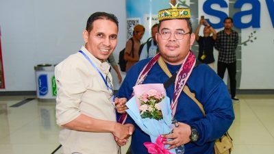 Manajemen Bandara SAMS Sepinggan Beri Kejutan ke Penumpang