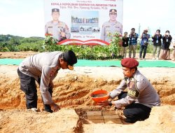 Kapolda Kaltim Resmikan Gedung SPKT dan Letakkan Batu Pertama Pembangunan 3 Satuan di Polres Kutim