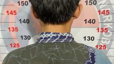 Reskoba Polres Bontang Tangkap Kurir Sabu-Sabu