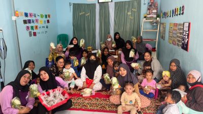 Ini Cara Unik Posyandu RT 14 Kariangau Balikpapan Cegah Stunting