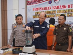 Ditresnarkoba Polda Kaltim Blender Sabu-Sabu Hasil Pengungkapan