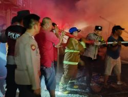 Pasar Petung di PPU Terbakar, Kerugian Ditaksir Rp 2 Miliar