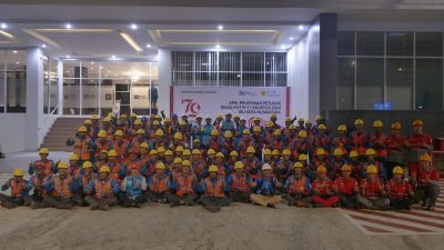 PLN Nusa Daya Gelar Apel Siaga dan Pelepasan Personil Pengamanan Kelistrikan untuk Upacara Kemerdekaan RI ke-79 di IKN