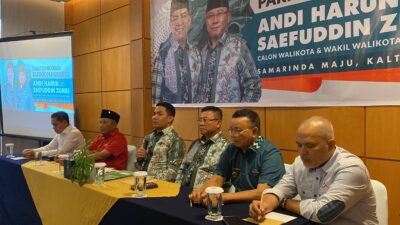 Persiapan Mendaftar di KPU, Andi Harun – Saefuddin Zuhri dan Parpol Pengusung Gelar Rapat Tertutup