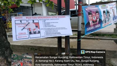 Beredar Spanduk Ajakan Memilih Kotak Kosong Jelang Pilkada Samarinda, Bawaslu: Kategori Kampanye Negatif
