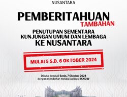 Kunjungan ke IKN Ditutup Sementara Selama Nusantara TNI Fun Run