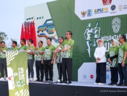 Dibuka Presiden Jokowi, Nusantara TNI Fun Run di IKN Dibanjiri Ribuan Peserta