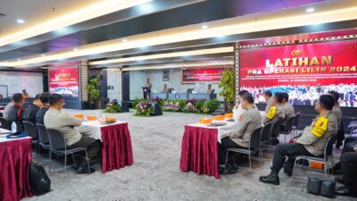Kakorlantas Polri Gelar Latihan Pra Operasi Lilin 2024 Pengamanan Natal dan Tahun Baru 2025