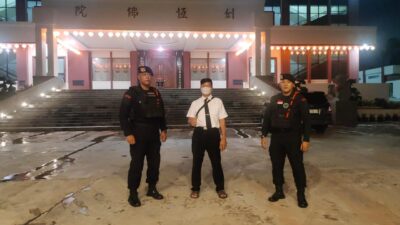 Perayaan Imlek di Balikpapan, Satbrimob Polda Kaltim Patroli Cegah Gangguan Kamtibmas