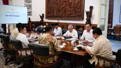 Presiden Prabowo Subianto Pimpin Rapat Bahas Percepatan Pembangunan IKN