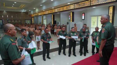 Sidang Pemilihan Tingkat Sub Panpus Penerimaan Cata PK TNI AD Gelombang I TA 2025