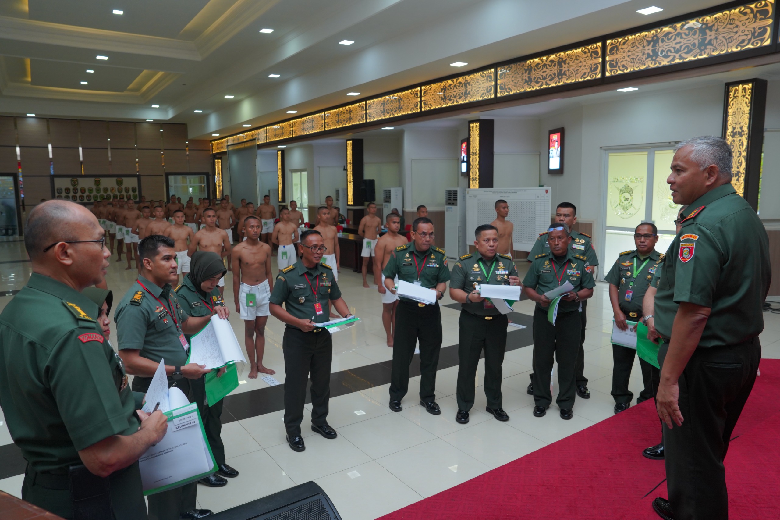 Sidang Pemilihan Tingkat Sub Panpus Penerimaan Cata PK TNI AD Gelombang I TA 2025