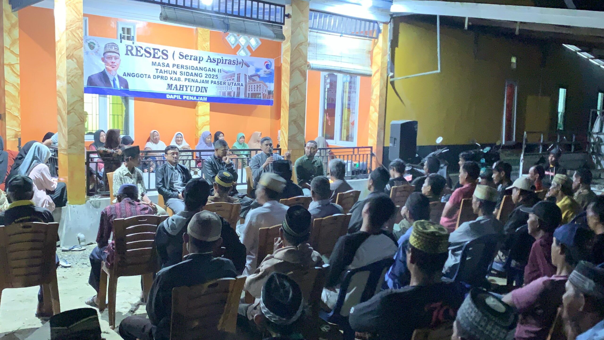 Anggota DPRD Penajam Paser Utara Dapil Penajam, Mahyuddin saat menggelar reses di wilayah Kecamatan Penajam.