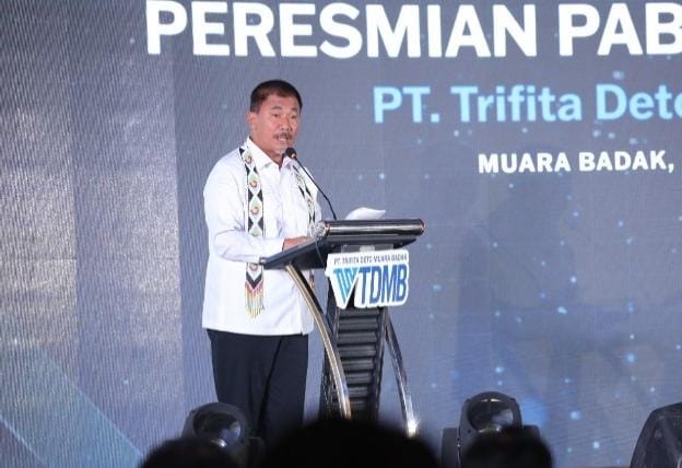 Peluncuran pabrik bahan peledak PT Trifita Deto Muara Badak (TDMB) di Kukar (ist)