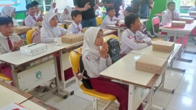 ILUSTRASI- Pelaksanaan program makan bergizi gratis.