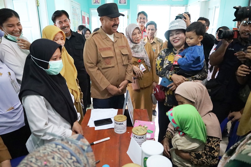 ILUSTRASI Intervensi gizi di Loa Ipuh