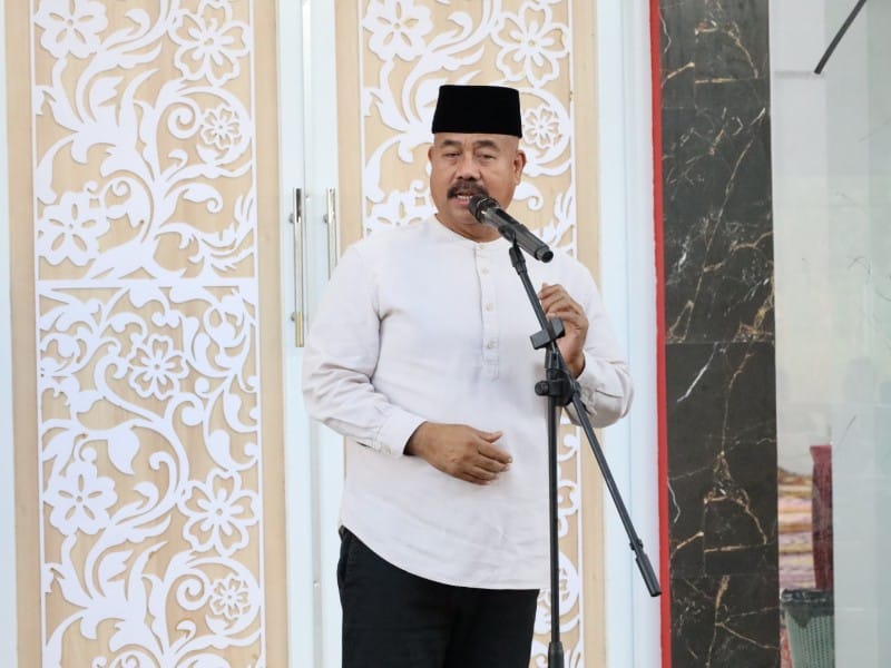 Bupati Kutai Kartanegara (Kukar), Edi Damansyah, meresmikan Gedung Balai Pertemuan Umum (BPU) Desa Sepakat, Kecamatan Loa Kulu, pada Jumat (28/3/2025). (Ist)