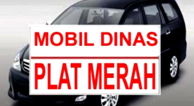 Ilustrasi- Kendaraan plat merah.