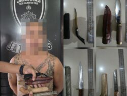 Preman Ancam Pengendara, Jatanras Polda Kaltim Amankan Pelaku Bersenjata di Balikpapan