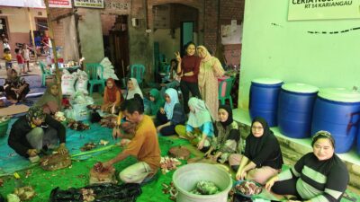 Warga dan Perusahaan Kompak di Hari Raya Iduladha 1446 H, RT 14 Kariangau Potong 11 Ekor Hewan Kurban