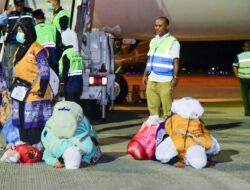 Debarkasi Kloter Pertama, Bandara SAMS Sepinggan Pastikan Layanan Haji Aman dan Nyaman