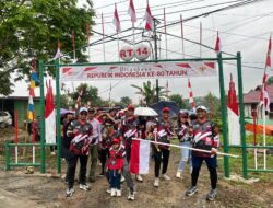RT 14 Kariangau Gelar Jalan Santai dan Panjat Pinang, Silaturahmi Warga Kian Erat