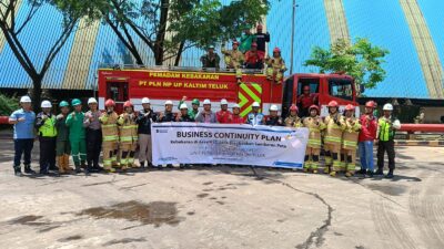 Jelang Nataru, PLN Nusantara Power Uji Kesiapsiagaan Kebakaran Akibat Sambaran Petir di Balikpapan