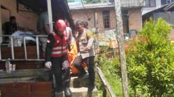 Terima Laporan Warga, Brimob Kaltim Langsung Evakuasi Korban Gantung Diri