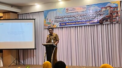 Rapor Pendidikan Balikpapan Turun, Interport dan Indika Foundation Latih Guru SD Perkuat Numerasi